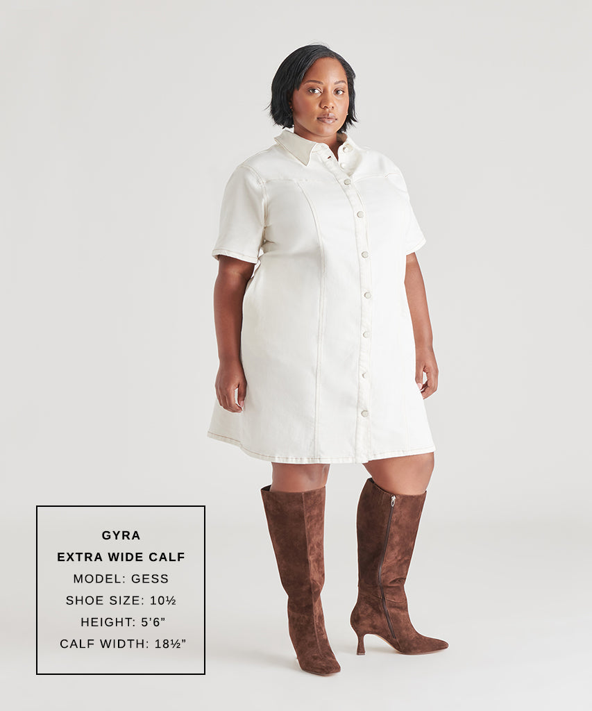 Dolce Vita SHOES Gyra Extra Wide Calf Brown Suede Boots | Suede Wide Calf Boots
 – Dolce Vita