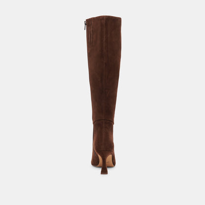 Dolce Vita SHOES Gyra Extra Wide Calf Brown Suede Boots | Suede Wide Calf Boots
 – Dolce Vita