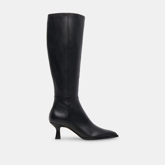 Dolce Vita SHOES Auggie Black Leather Boots