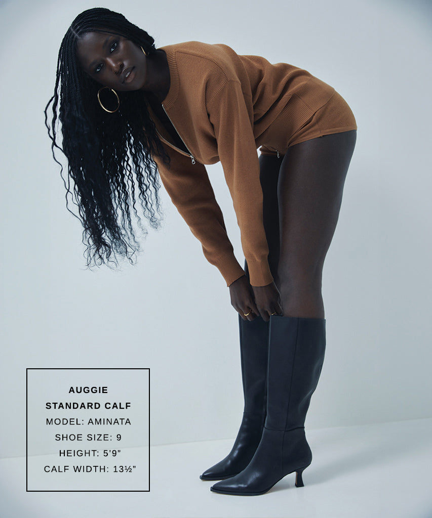 Dolce Vita SHOES Auggie Black Leather Boots
