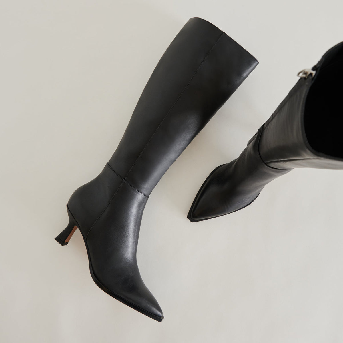 Dolce Vita SHOES Auggie Black Leather Boots