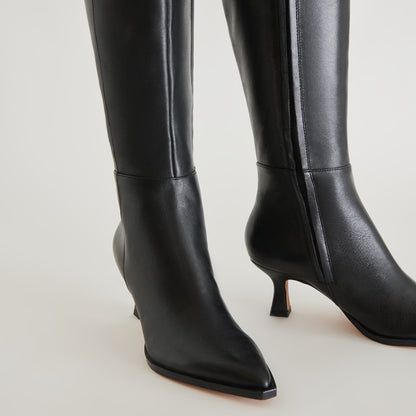 Dolce Vita SHOES Auggie Black Leather Boots