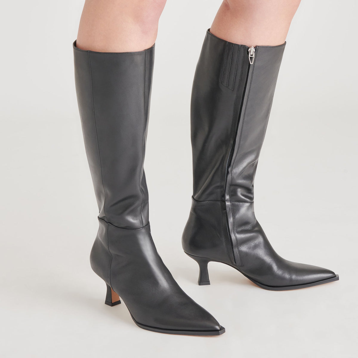 Dolce Vita SHOES Auggie Black Leather Boots