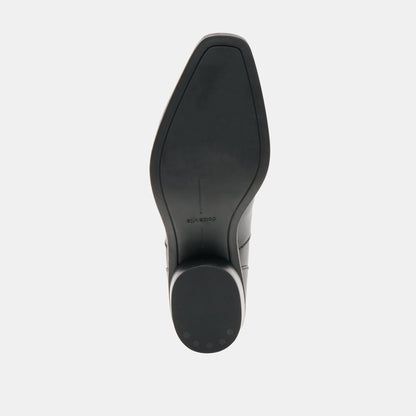 Dolce Vita SHOES Faint H2O Waterproof Black Leather Booties