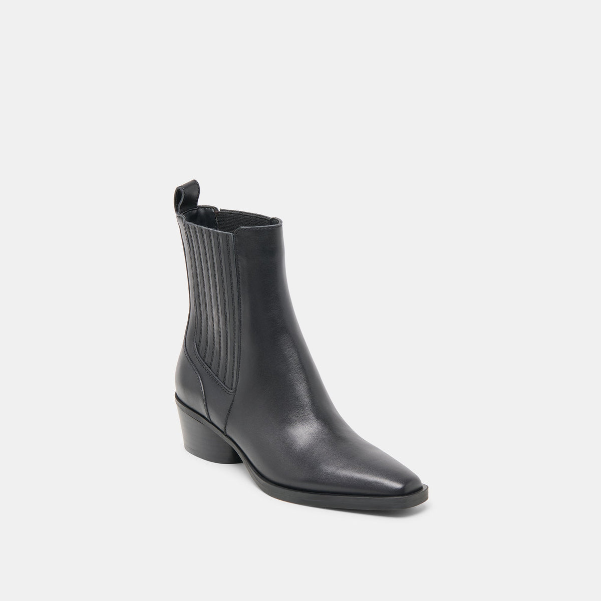 Dolce Vita SHOES Faint H2O Waterproof Black Leather Booties