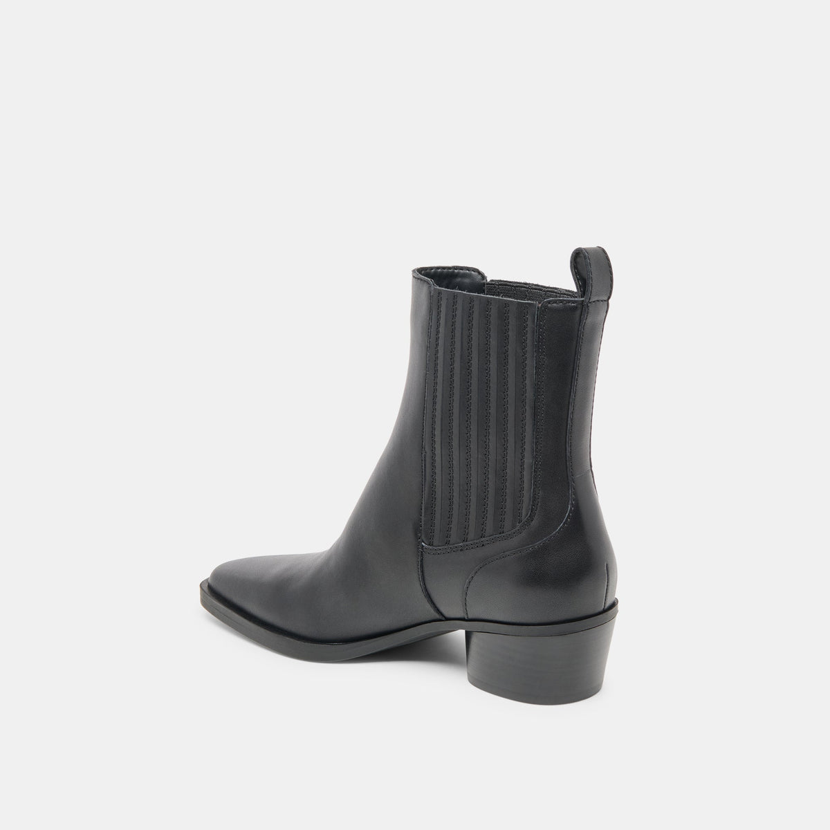Dolce Vita SHOES Faint H2O Waterproof Black Leather Booties