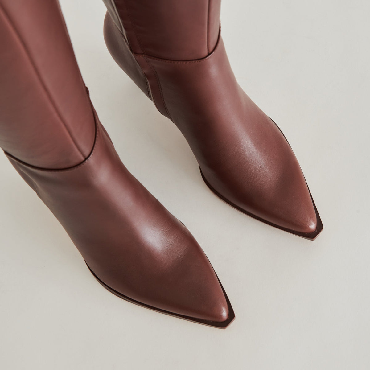 Dolce Vita SHOES Auggie Boots | Chocolate Leather Boots by Dolce Vita