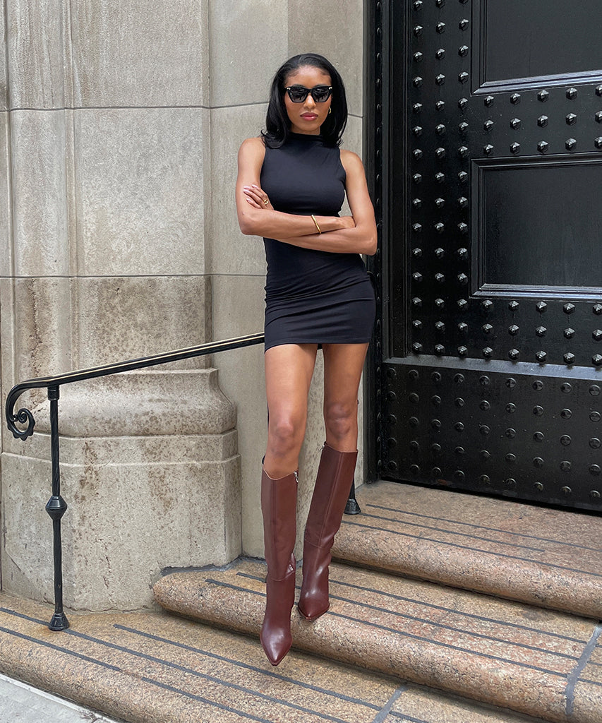 Dolce Vita SHOES Auggie Boots | Chocolate Leather Boots by Dolce Vita