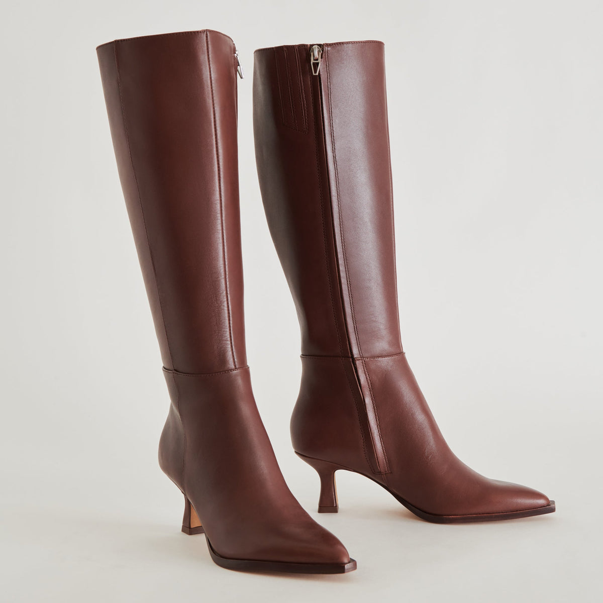 Dolce Vita SHOES Auggie Boots | Chocolate Leather Boots by Dolce Vita