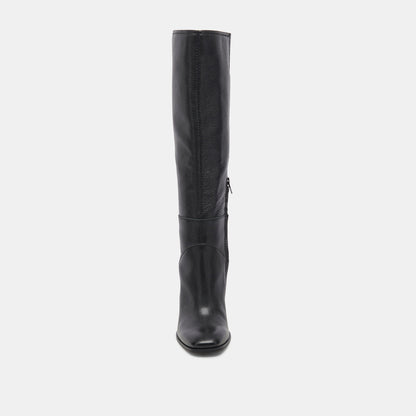 Dolce Vita SHOES Fynn Boots Onyx Leather | Knee-High Onyx Leather Boots
 – Dolce Vita