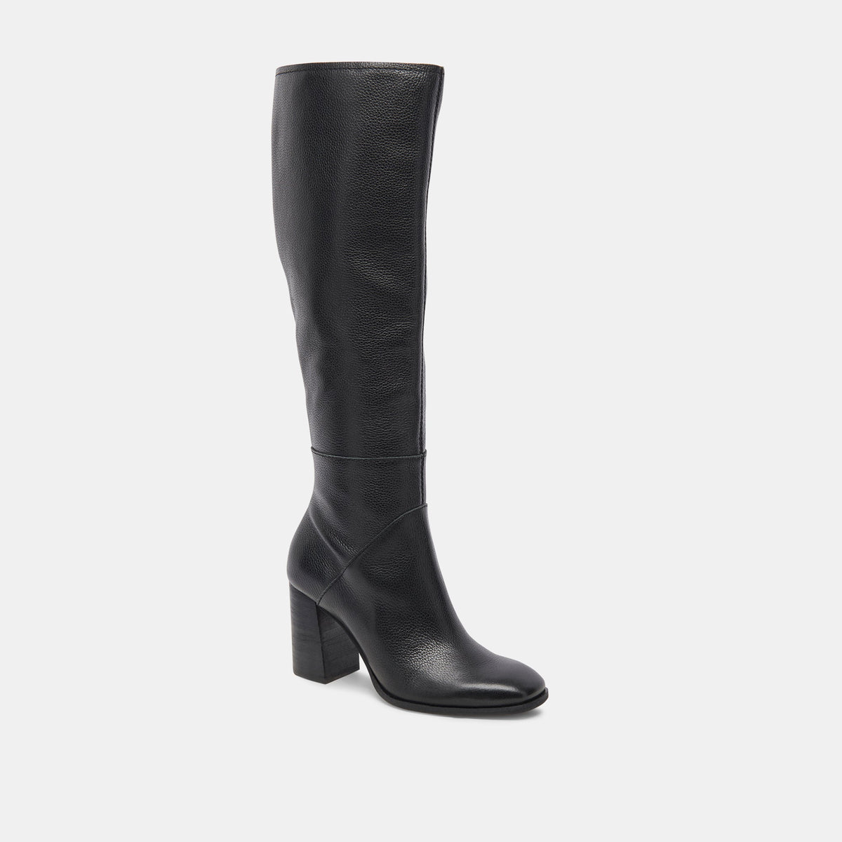 Dolce Vita SHOES Fynn Boots Onyx Leather | Knee-High Onyx Leather Boots
 – Dolce Vita