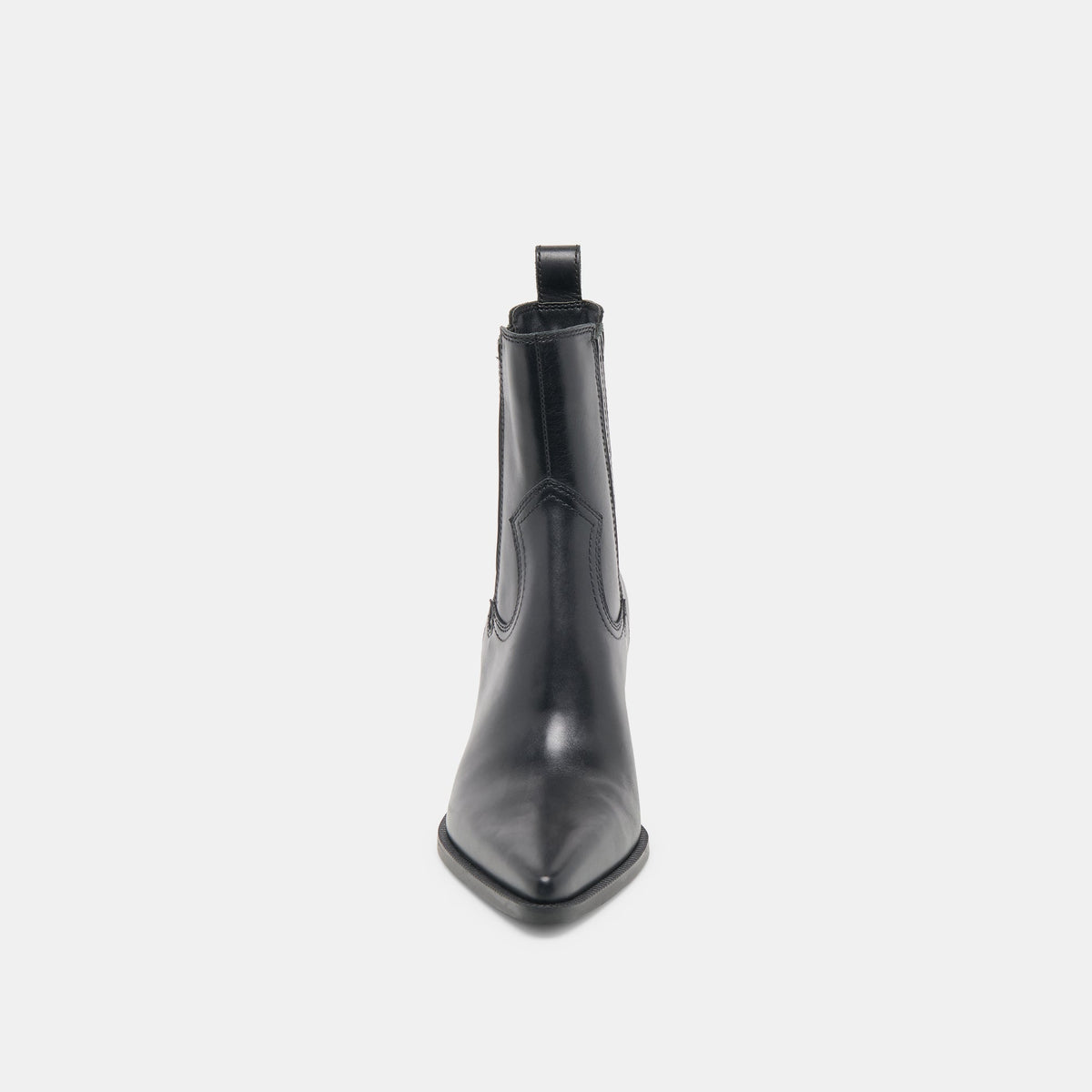 Dolce Vita SHOES Slim Black Leather Booties
