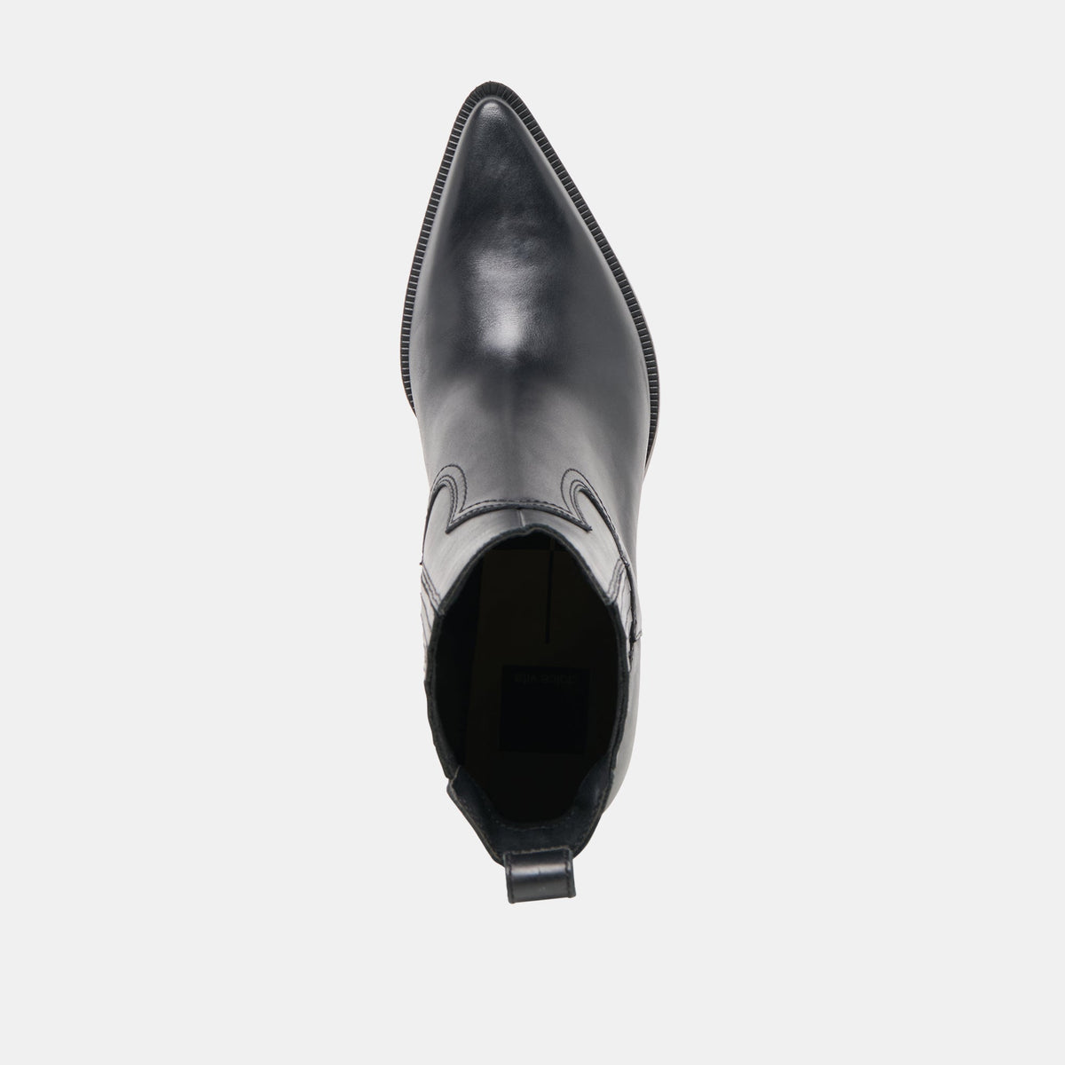 Dolce Vita SHOES Slim Black Leather Booties