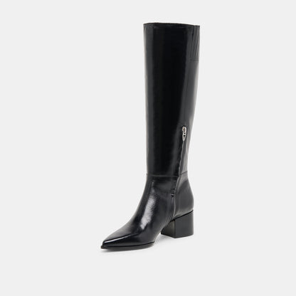 Dolce Vita SHOES Kirson Black Leather Boots