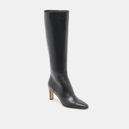 Dolce Vita SHOES Emmi Black Leather Boots