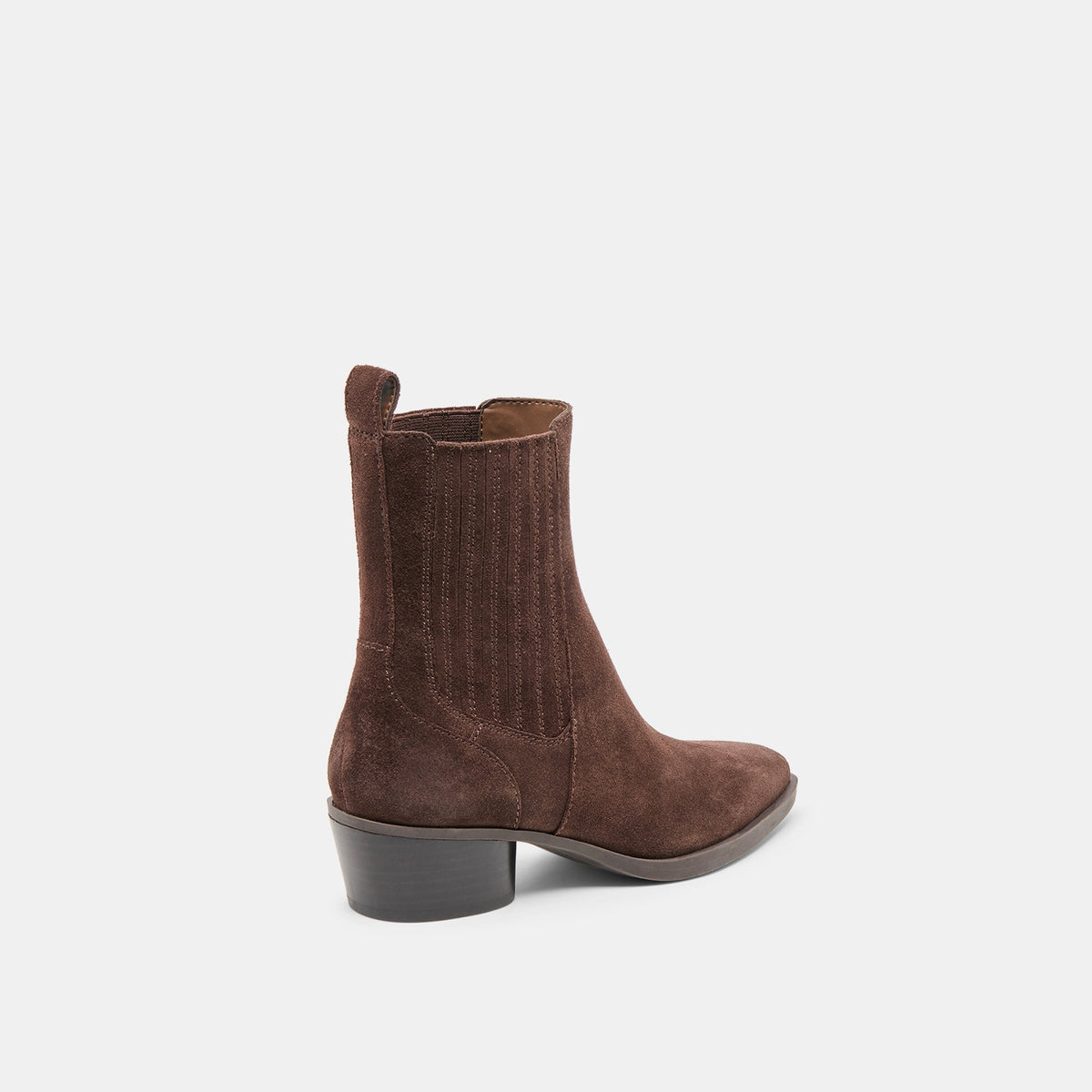 Dolce Vita SHOES Faint H2O Waterproof Dk Brown Suede Booties