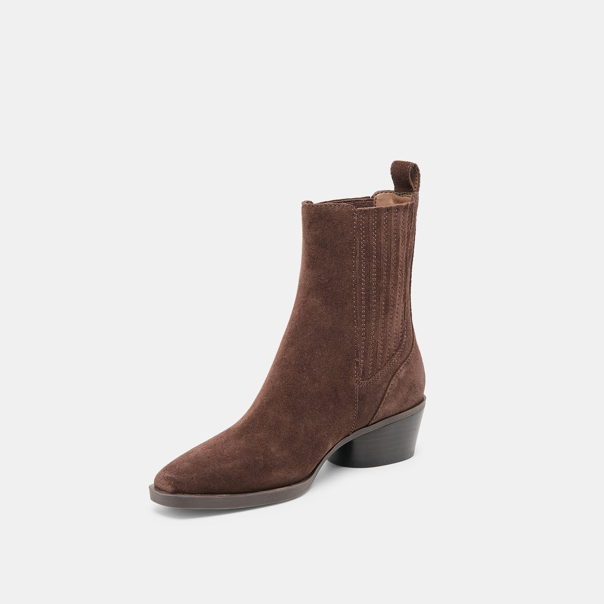 Dolce Vita SHOES Faint H2O Waterproof Dk Brown Suede Booties