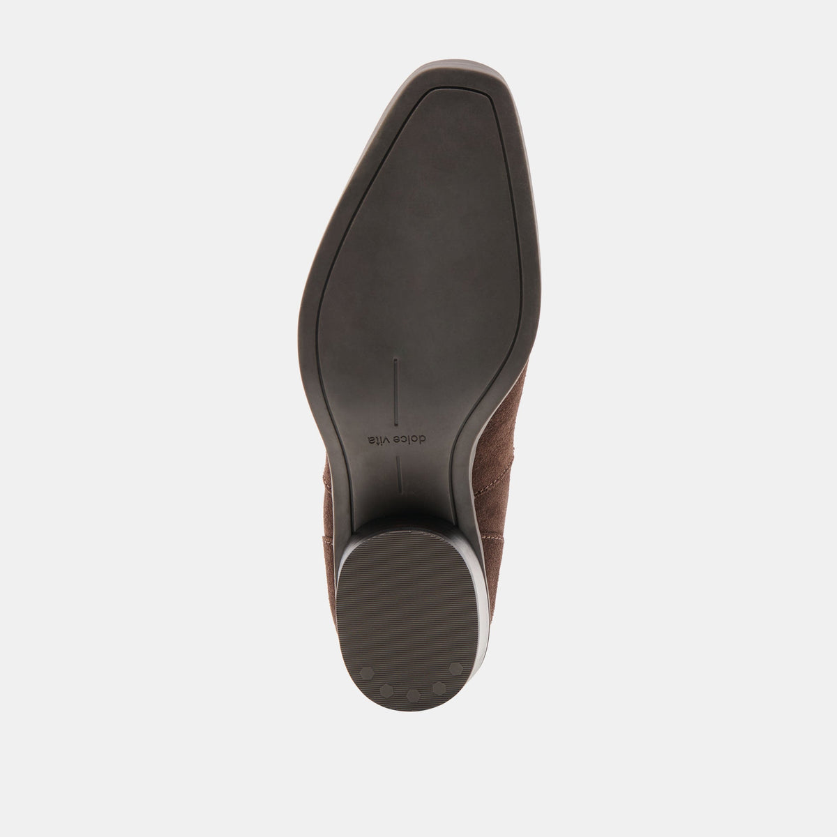 Dolce Vita SHOES Faint H2O Waterproof Dk Brown Suede Booties