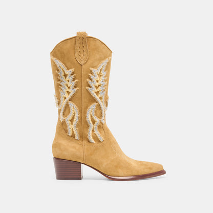 Dolce Vita SHOES Vila Caramel Suede Boots