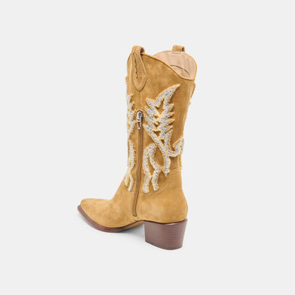 Dolce Vita SHOES Vila Caramel Suede Boots