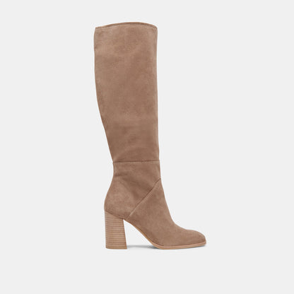 Dolce Vita SHOES FYNN Boots Truffle Suede | Knee-High Truffle Suede Boots
 – Dolce Vita