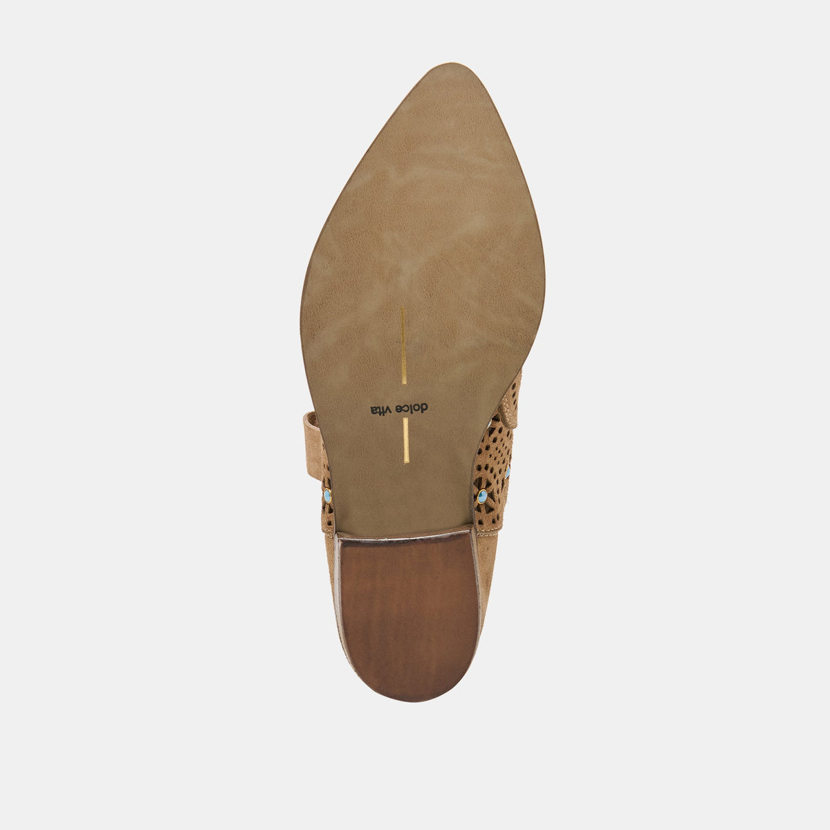 Dolce Vita SHOES Oakly Mushroom Suede Booties