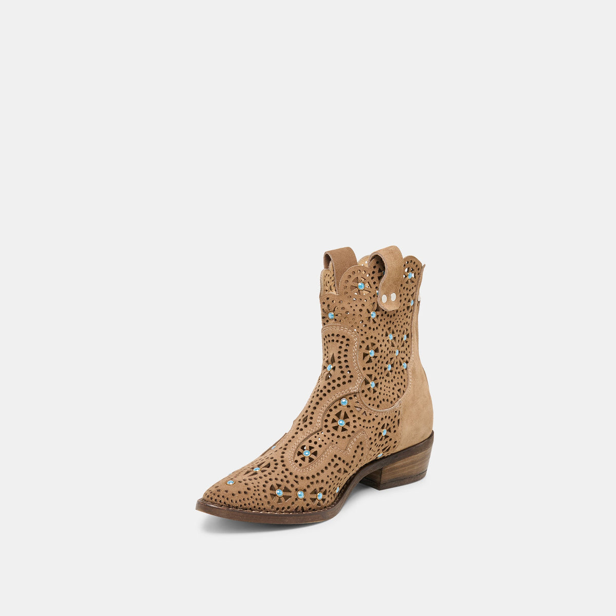 Dolce Vita SHOES Oakly Mushroom Suede Booties