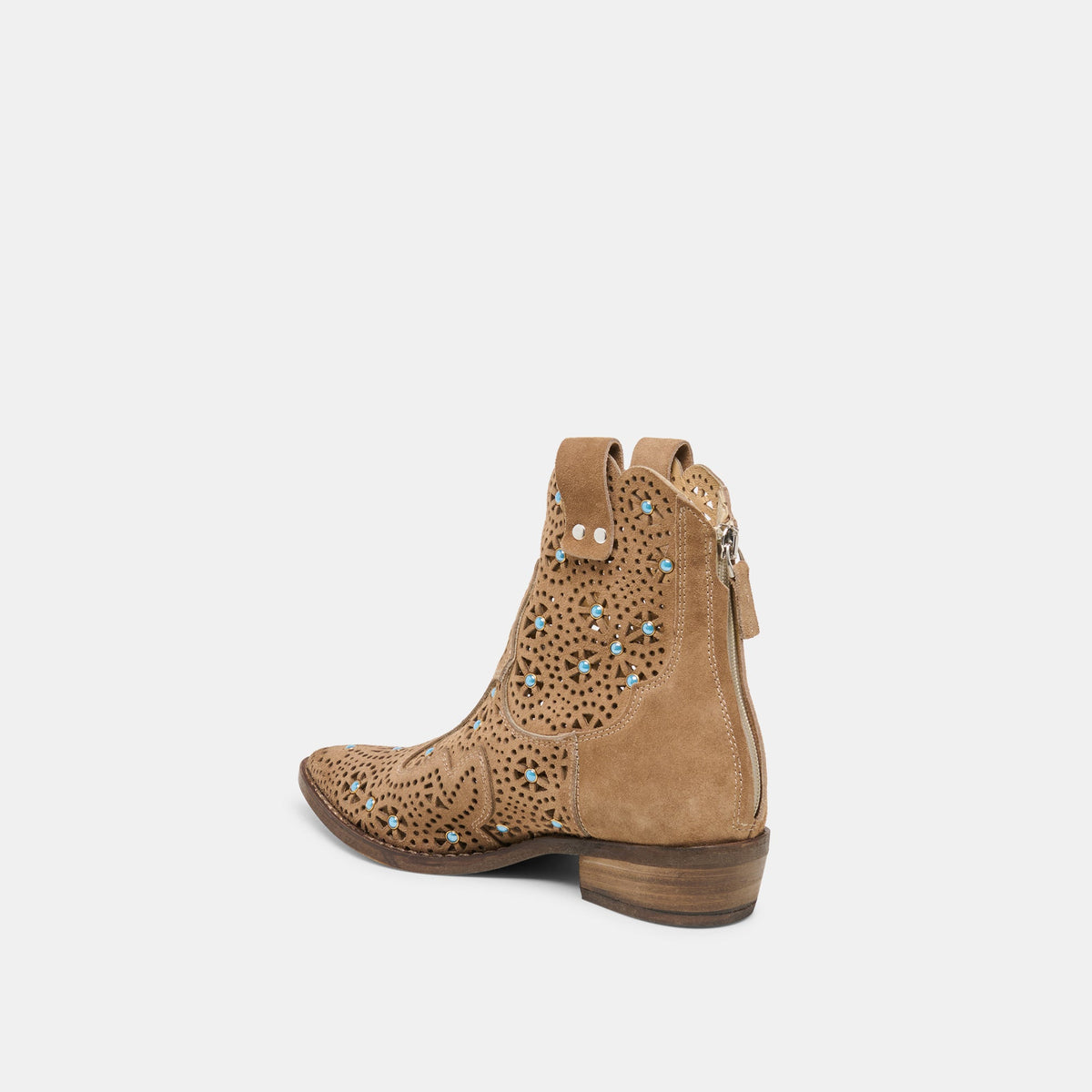 Dolce Vita SHOES Oakly Mushroom Suede Booties