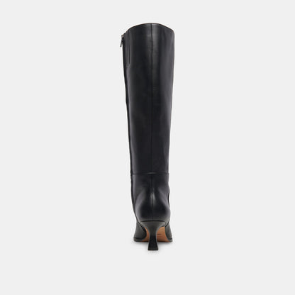 Dolce Vita SHOES Auggie Wide Calf Boots | Black Leather Boots by Dolce Vita
