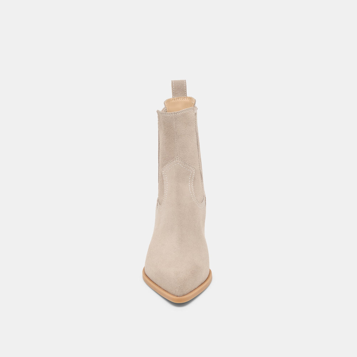 Dolce Vita SHOES Slim Taupe Suede Booties