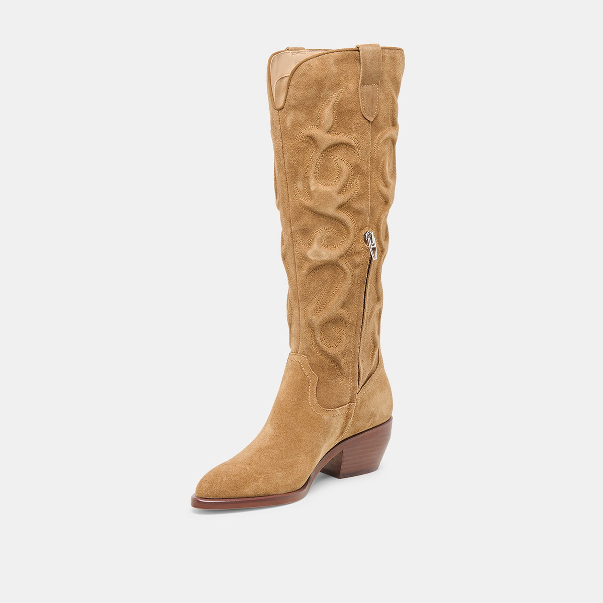 Dolce Vita SHOES Mirla Lt Brown Suede Boots