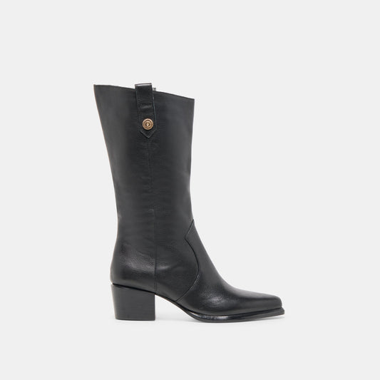 Dolce Vita SHOES Vern Black Leather Boots
