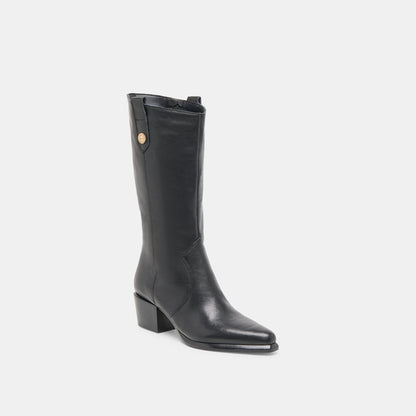 Dolce Vita SHOES Vern Black Leather Boots