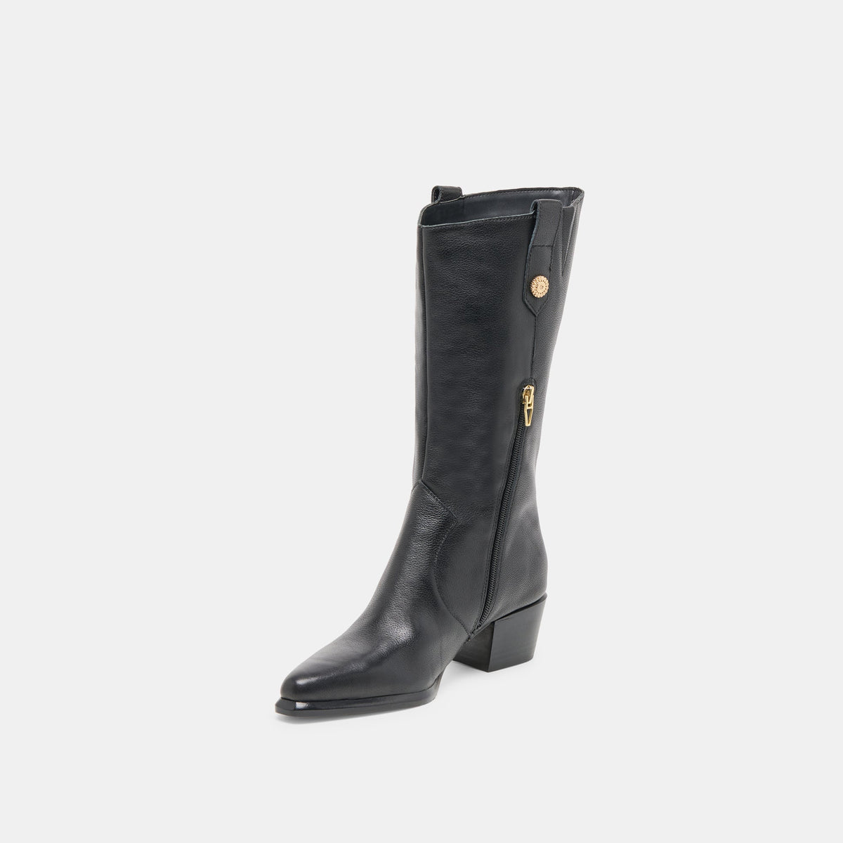 Dolce Vita SHOES Vern Black Leather Boots