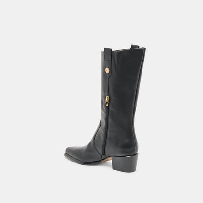 Dolce Vita SHOES Vern Black Leather Boots