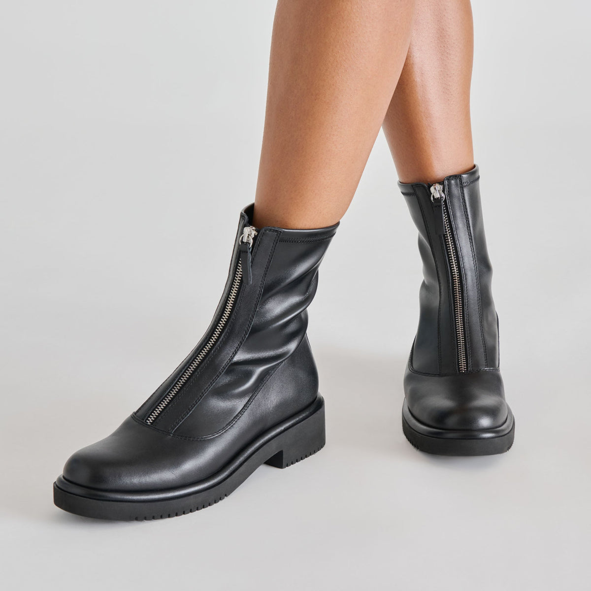 Dolce Vita SHOES Shante Black Leather Boots