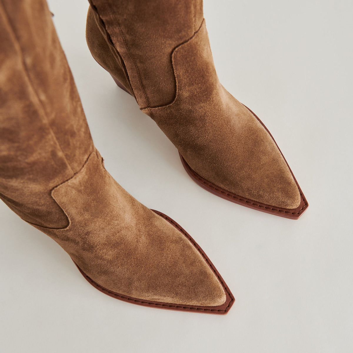Dolce Vita SHOES Raj Boots in Brown Suede | Women's Brown Suede Knee-High Boots
 – Dolce Vita