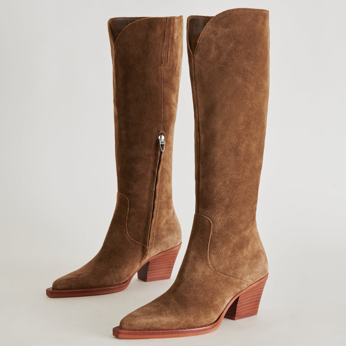Dolce Vita SHOES Raj Boots in Brown Suede | Women's Brown Suede Knee-High Boots
 – Dolce Vita