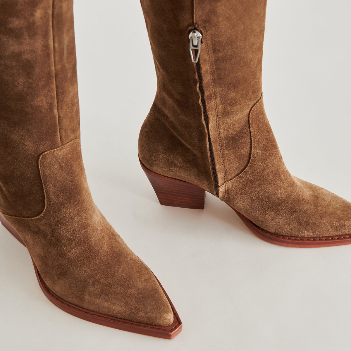 Dolce Vita SHOES Raj Boots in Brown Suede | Women's Brown Suede Knee-High Boots
 – Dolce Vita