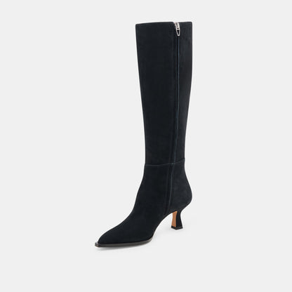 Dolce Vita SHOES Auggie Boots | Onyx Suede Boots by Dolce Vita