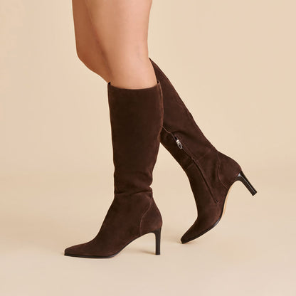 Dolce Vita SHOES Emmi Dk Brown Suede Boots