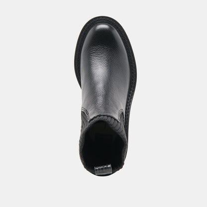 Dolce Vita SHOES Hilora H2O Waterproof Black Leather Boots