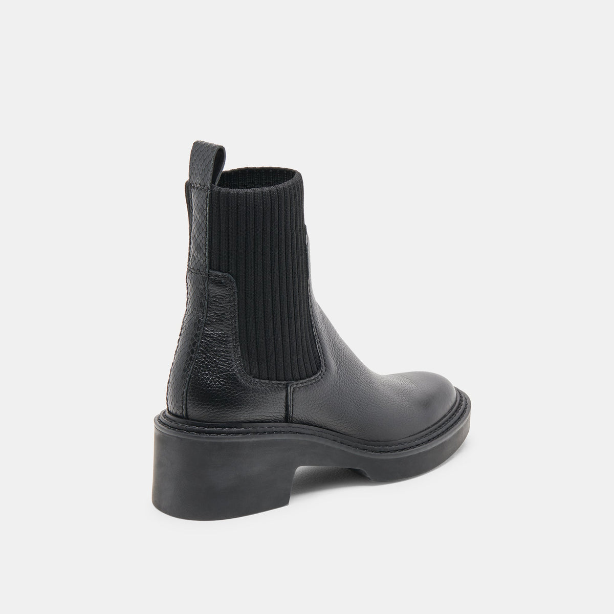 Dolce Vita SHOES Hilora H2O Waterproof Black Leather Boots