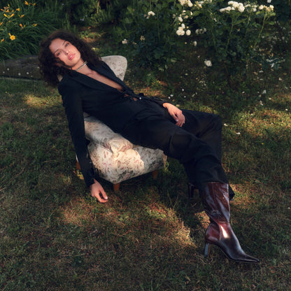 Dolce Vita SHOES Riggs Chocolate Leather Boots