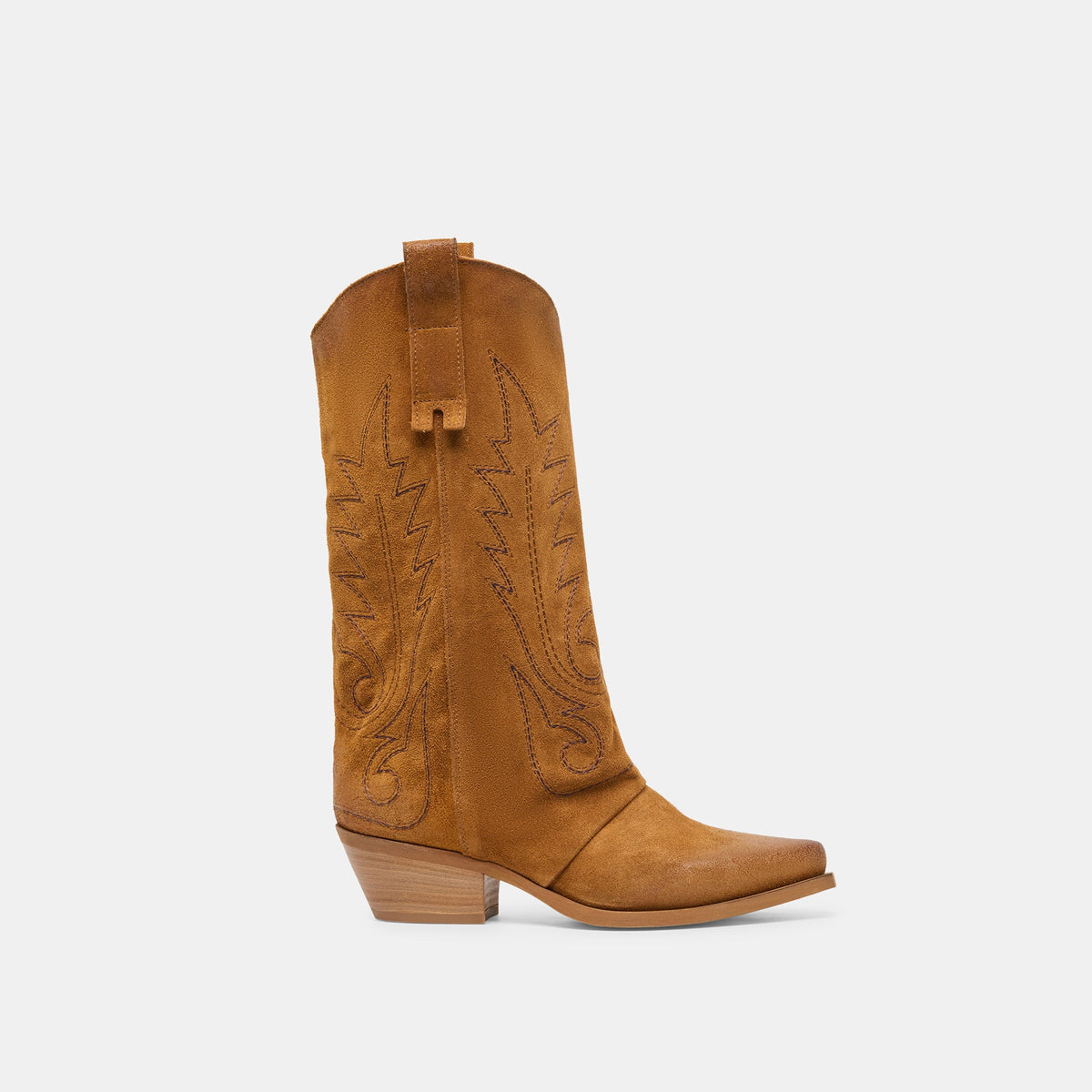 Dolce Vita SHOES Sammy Chestnut Suede Boots