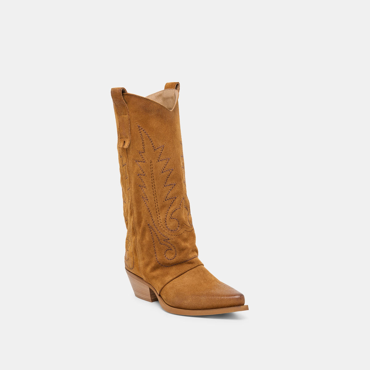 Dolce Vita SHOES Sammy Chestnut Suede Boots