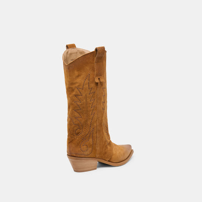Dolce Vita SHOES Sammy Chestnut Suede Boots