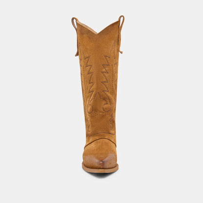 Dolce Vita SHOES Sammy Chestnut Suede Boots