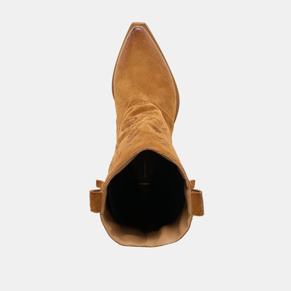 Dolce Vita SHOES Sammy Chestnut Suede Boots
