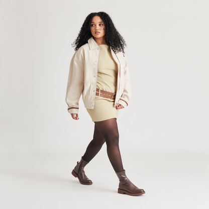 Dolce Vita SHOES Simaya H2O Waterproof Mahogany Leather Boots